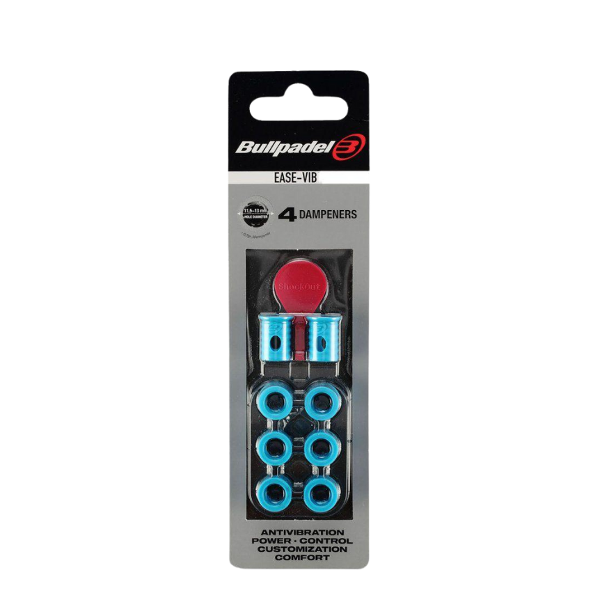 Bullpadel Ease-vibe Dampeners Azul (x4)